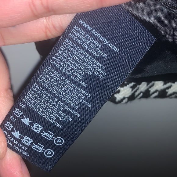 Tommy Hilfiger Houndstooth Jacket 10 - Picture 8 of 10